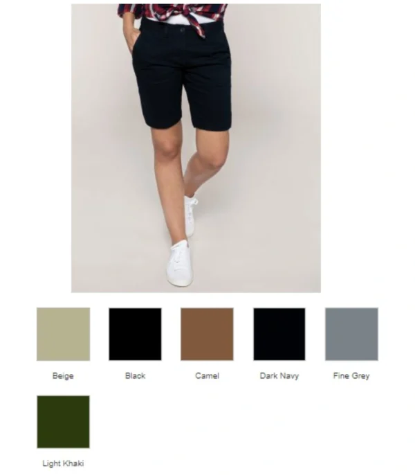 Kariban KB751 Ladies Chino Bermuda Shorts